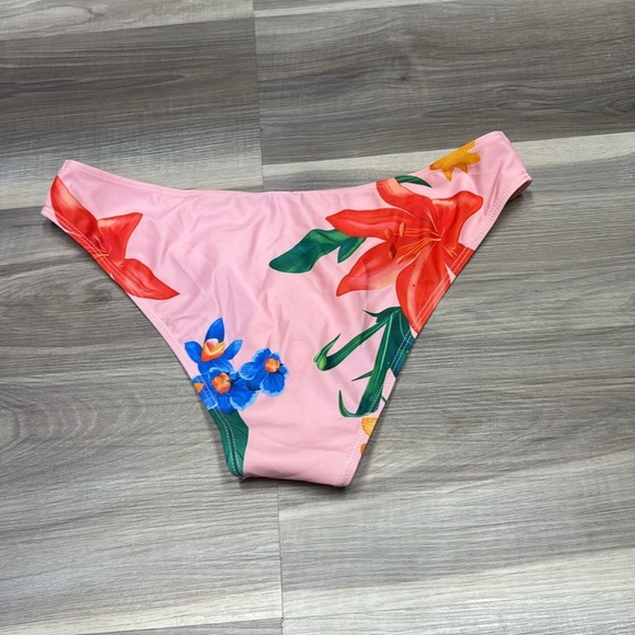 🏴 SHEIN floral bathing suit bottoms size large NEW - Picture 4 of 6